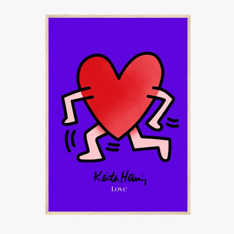 Affiche et Tableau Moderne Keith Haring Love