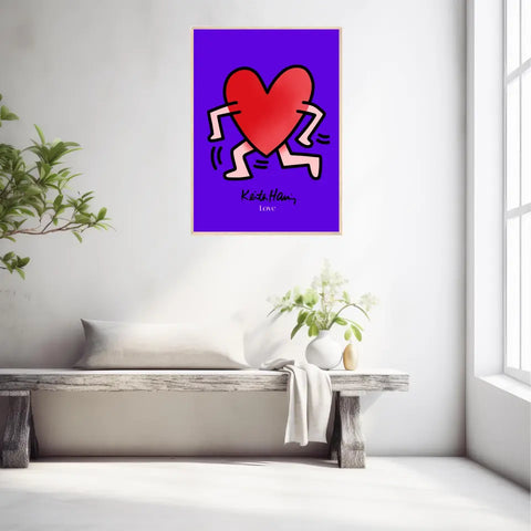 Affiche et Tableau Moderne Keith Haring Love
