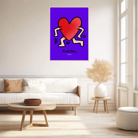 Affiche et Tableau Moderne Keith Haring Love