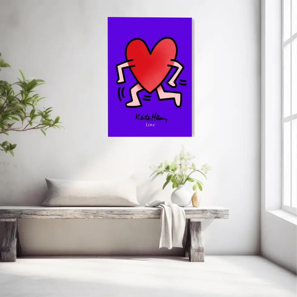 Affiche et Tableau Moderne Keith Haring Love