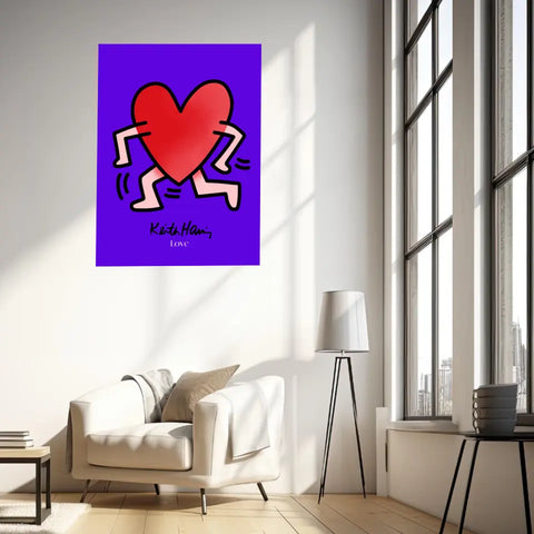 Affiche et Tableau Moderne Keith Haring Love