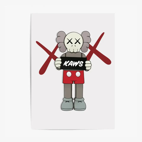 Affiche et Tableau Moderne KAWS Prison