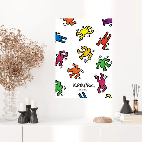 Affiche et Tableau Moderne Keith Haring Dance