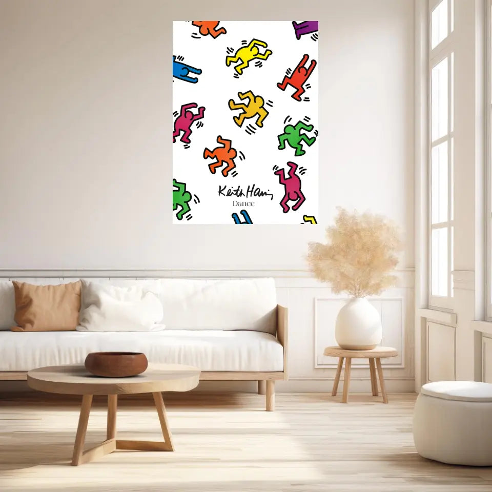 Affiche et Tableau Moderne Keith Haring Dance