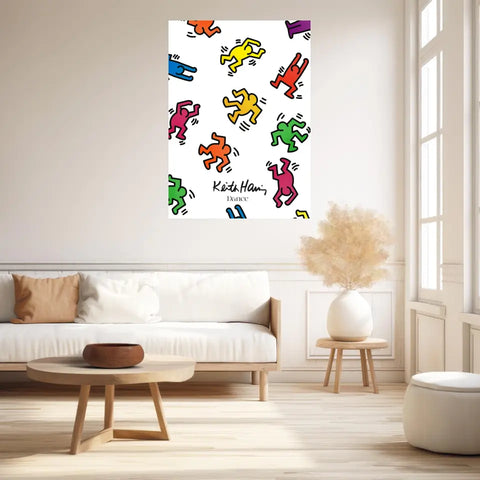 Affiche et Tableau Moderne Keith Haring Dance