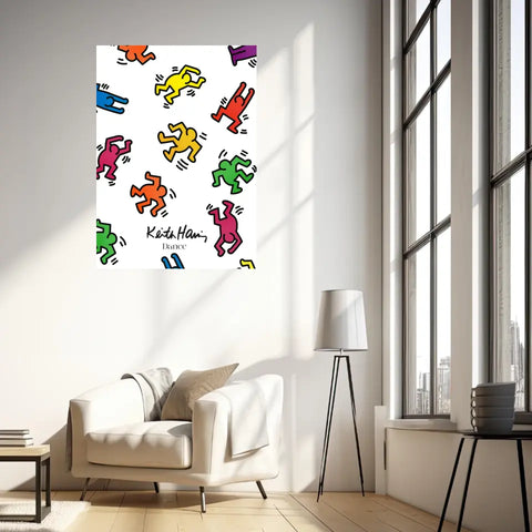 Affiche et Tableau Moderne Keith Haring Dance