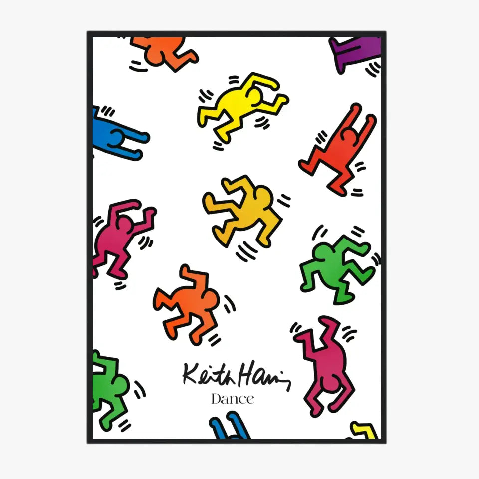 Affiche et Tableau Moderne Keith Haring Dance
