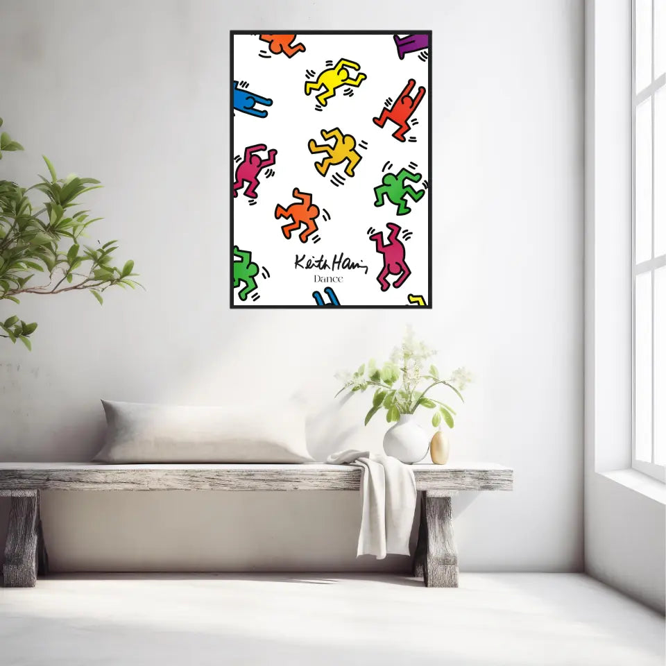 Affiche et Tableau Moderne Keith Haring Dance
