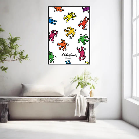 Affiche et Tableau Moderne Keith Haring Dance