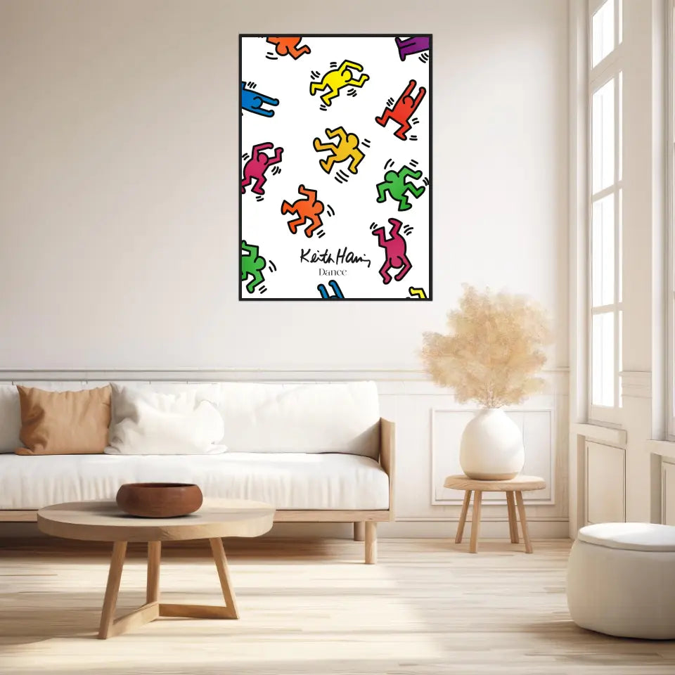 Affiche et Tableau Moderne Keith Haring Dance
