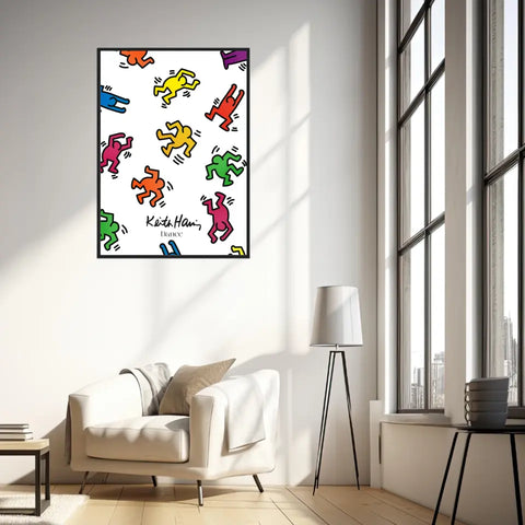 Affiche et Tableau Moderne Keith Haring Dance