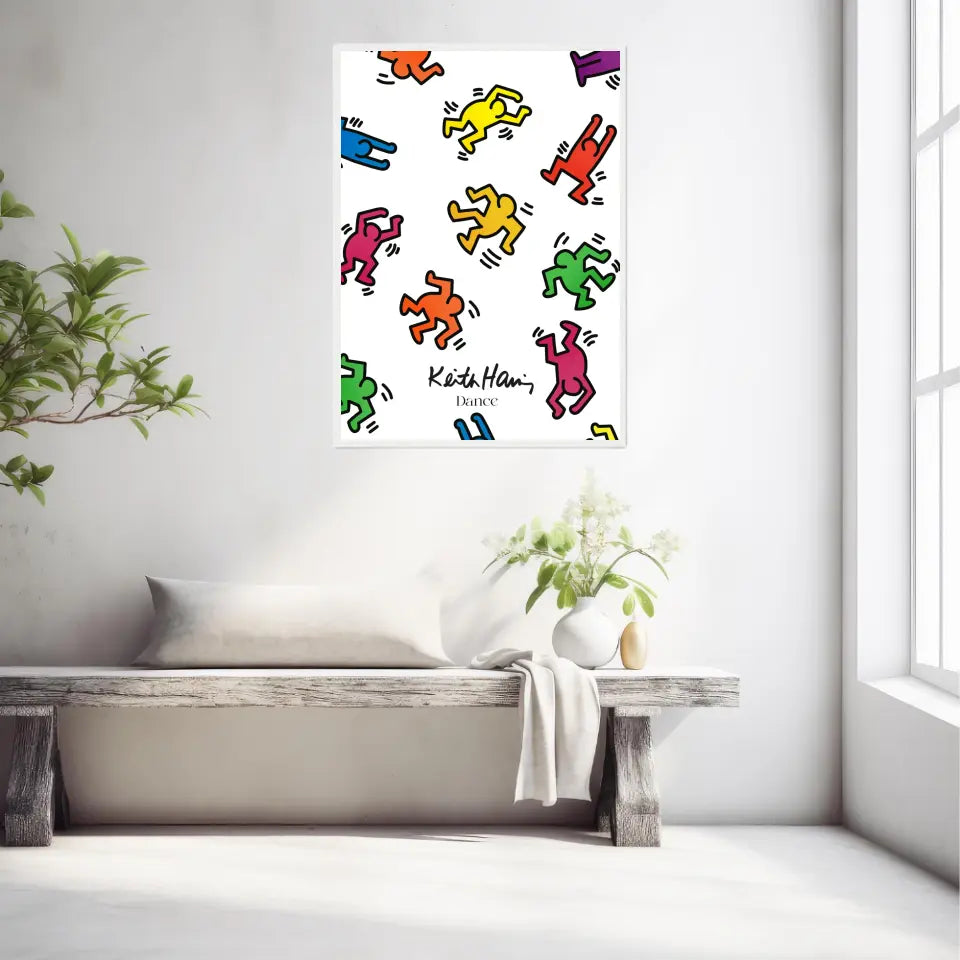Affiche et Tableau Moderne Keith Haring Dance