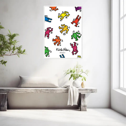 Affiche et Tableau Moderne Keith Haring Dance