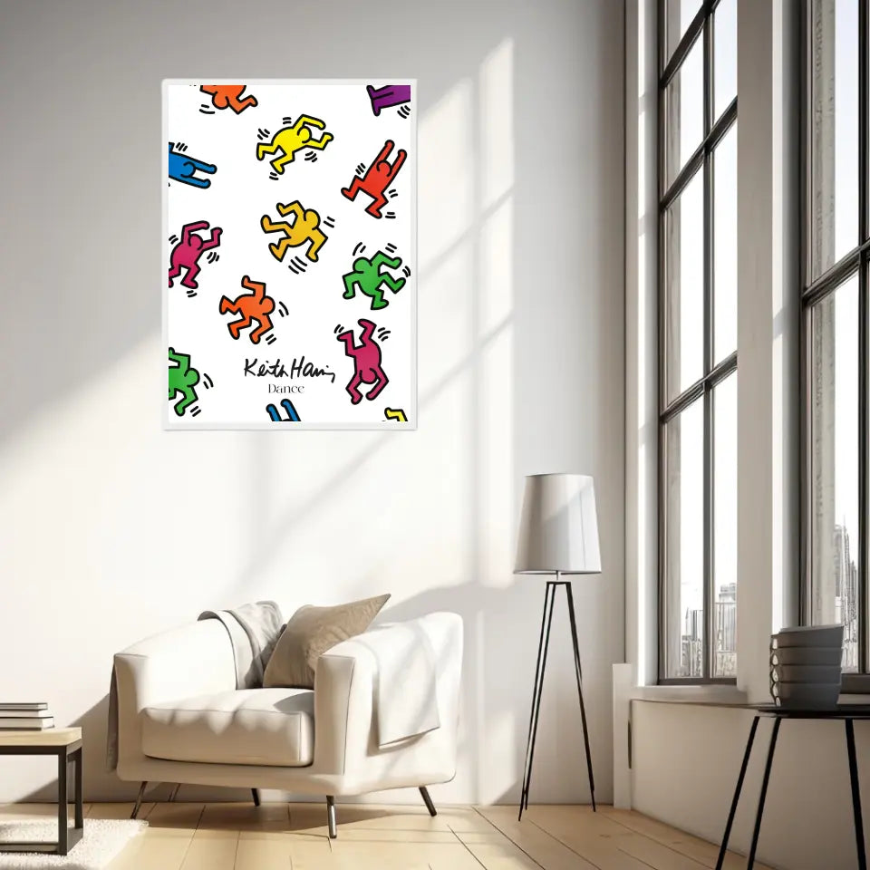 Affiche et Tableau Moderne Keith Haring Dance