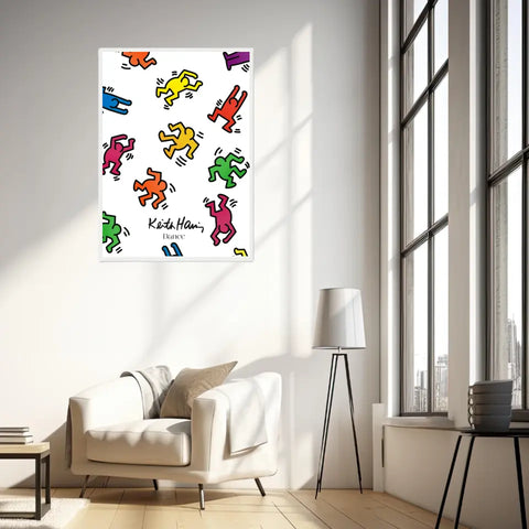 Affiche et Tableau Moderne Keith Haring Dance