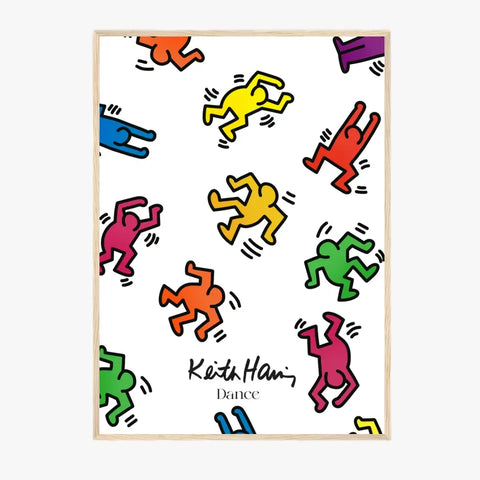 Affiche et Tableau Moderne Keith Haring Dance