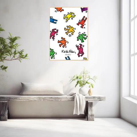 Affiche et Tableau Moderne Keith Haring Dance