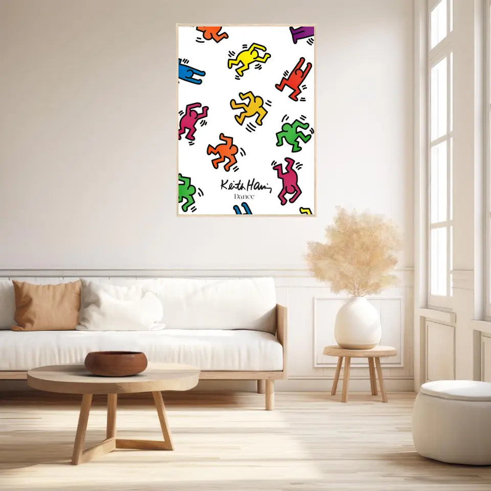 Affiche et Tableau Moderne Keith Haring Dance