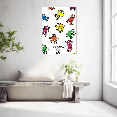 Affiche et Tableau Moderne Keith Haring Dance