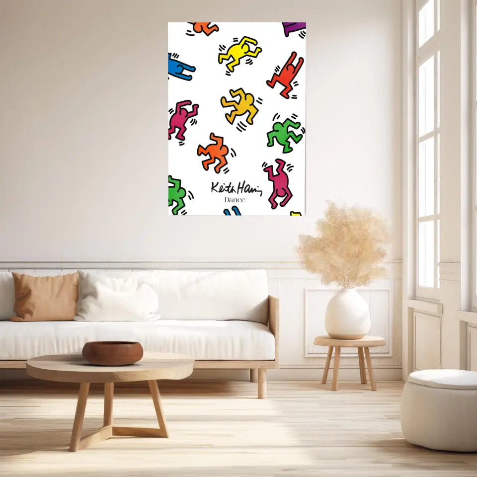 Affiche et Tableau Moderne Keith Haring Dance