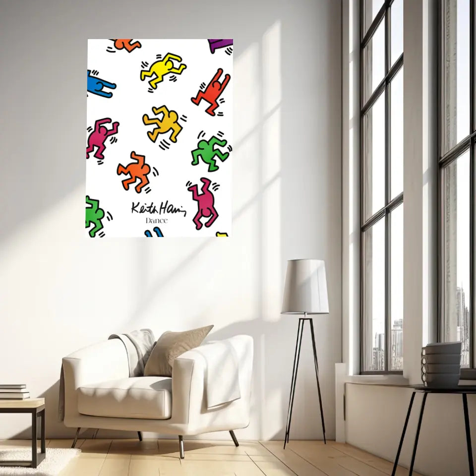 Affiche et Tableau Moderne Keith Haring Dance