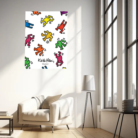 Affiche et Tableau Moderne Keith Haring Dance