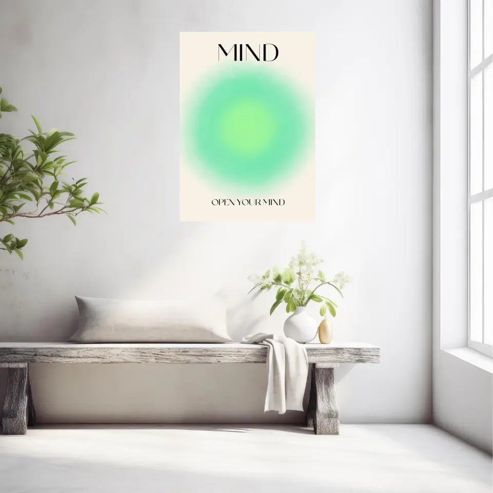 Affiche et Tableau Moderne Positive Open Your Mind