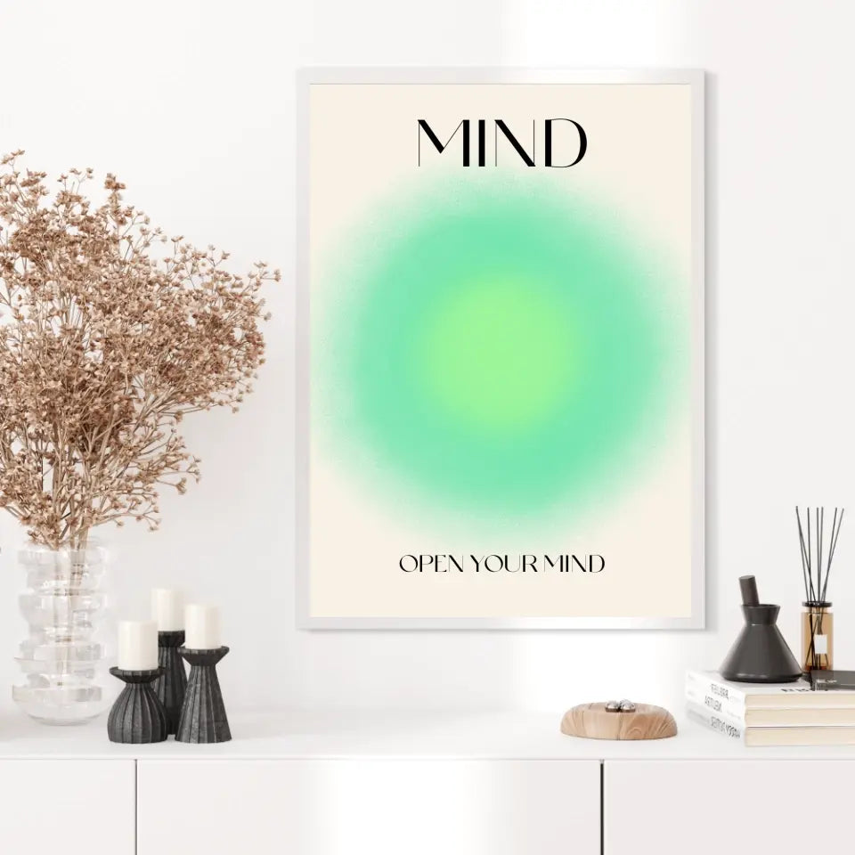 Affiche et Tableau Moderne Positive Open Your Mind