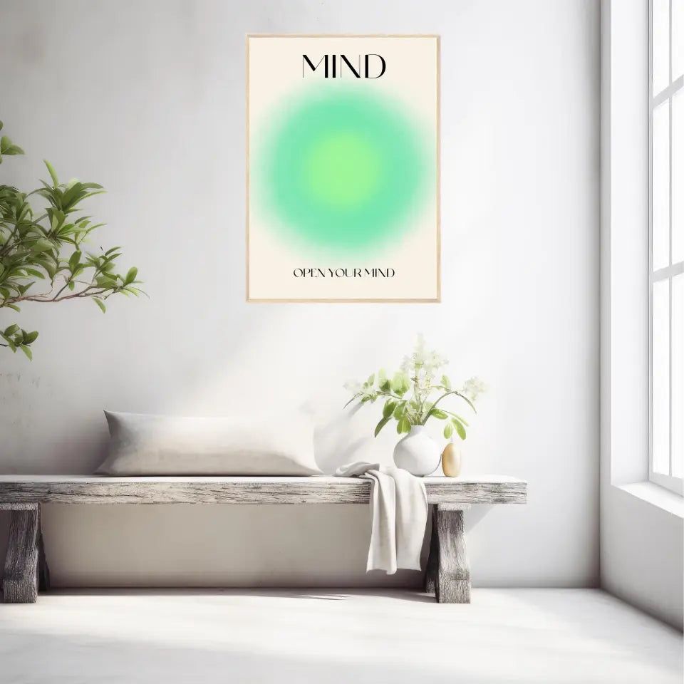 Affiche et Tableau Moderne Positive Open Your Mind