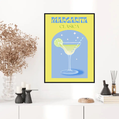 Affiche et Tableau Moderne Cocktail Margarita Clasica