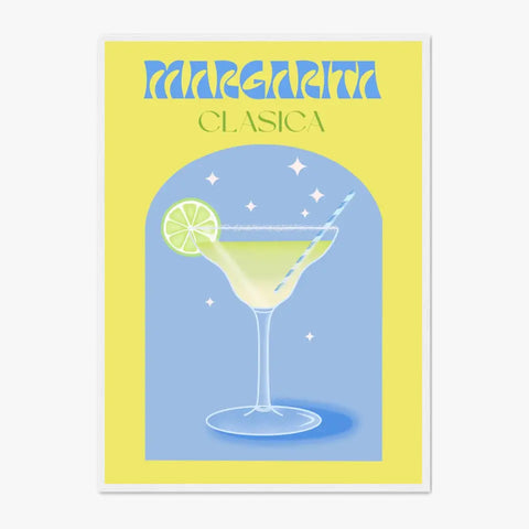 Affiche et Tableau Moderne Cocktail Margarita Clasica