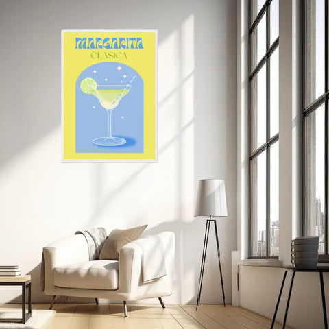 Affiche et Tableau Moderne Cocktail Margarita Clasica