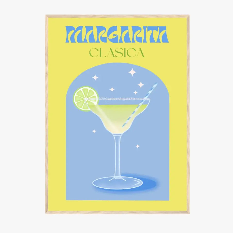 Affiche et Tableau Moderne Cocktail Margarita Clasica