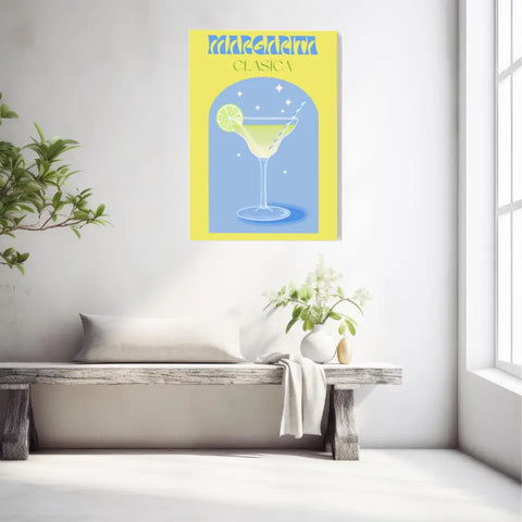 Affiche et Tableau Moderne Cocktail Margarita Clasica