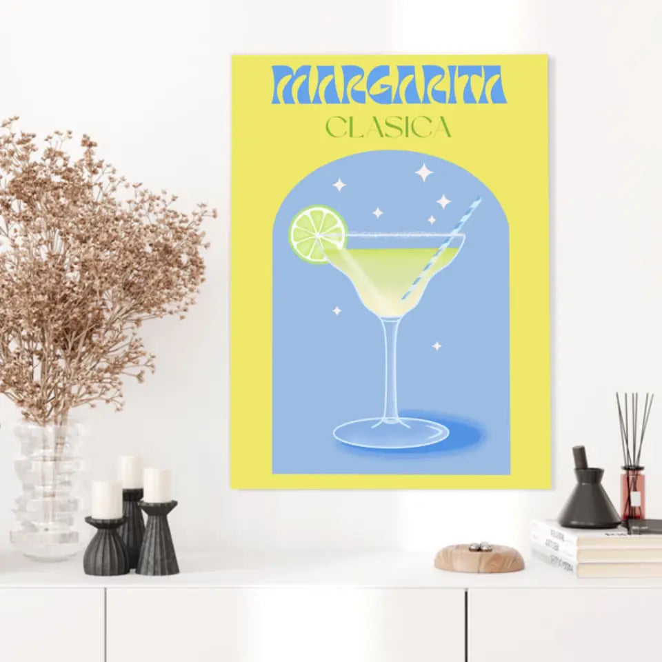 Affiche et Tableau Moderne Cocktail Margarita Clasica