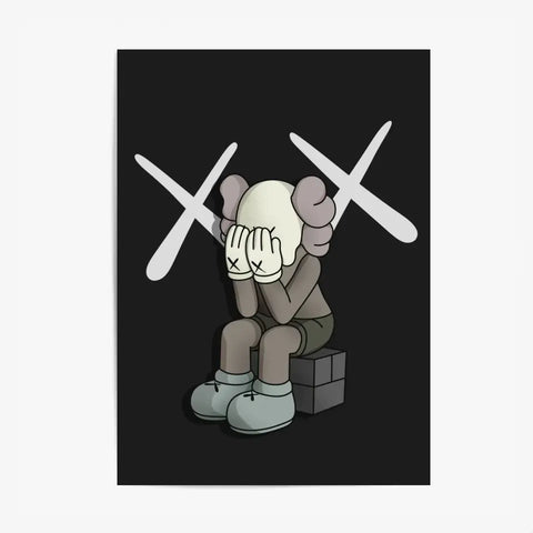 Affiche et Tableau Moderne Kaws Passing Through