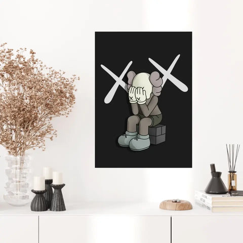 Affiche et Tableau Moderne Kaws Passing Through
