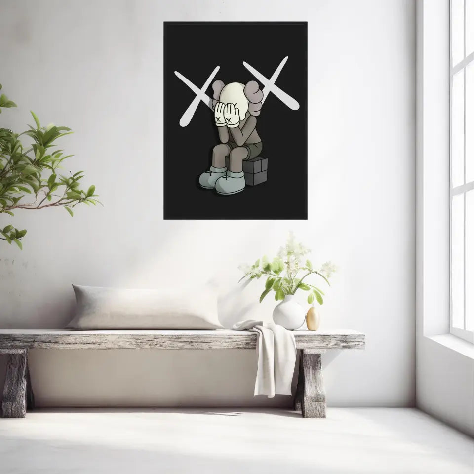 Affiche et Tableau Moderne Kaws Passing Through