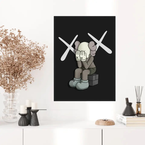 Affiche et Tableau Moderne Kaws Passing Through