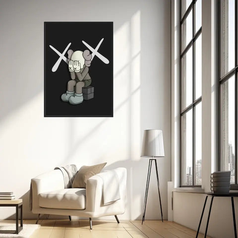 Affiche et Tableau Moderne Kaws Passing Through