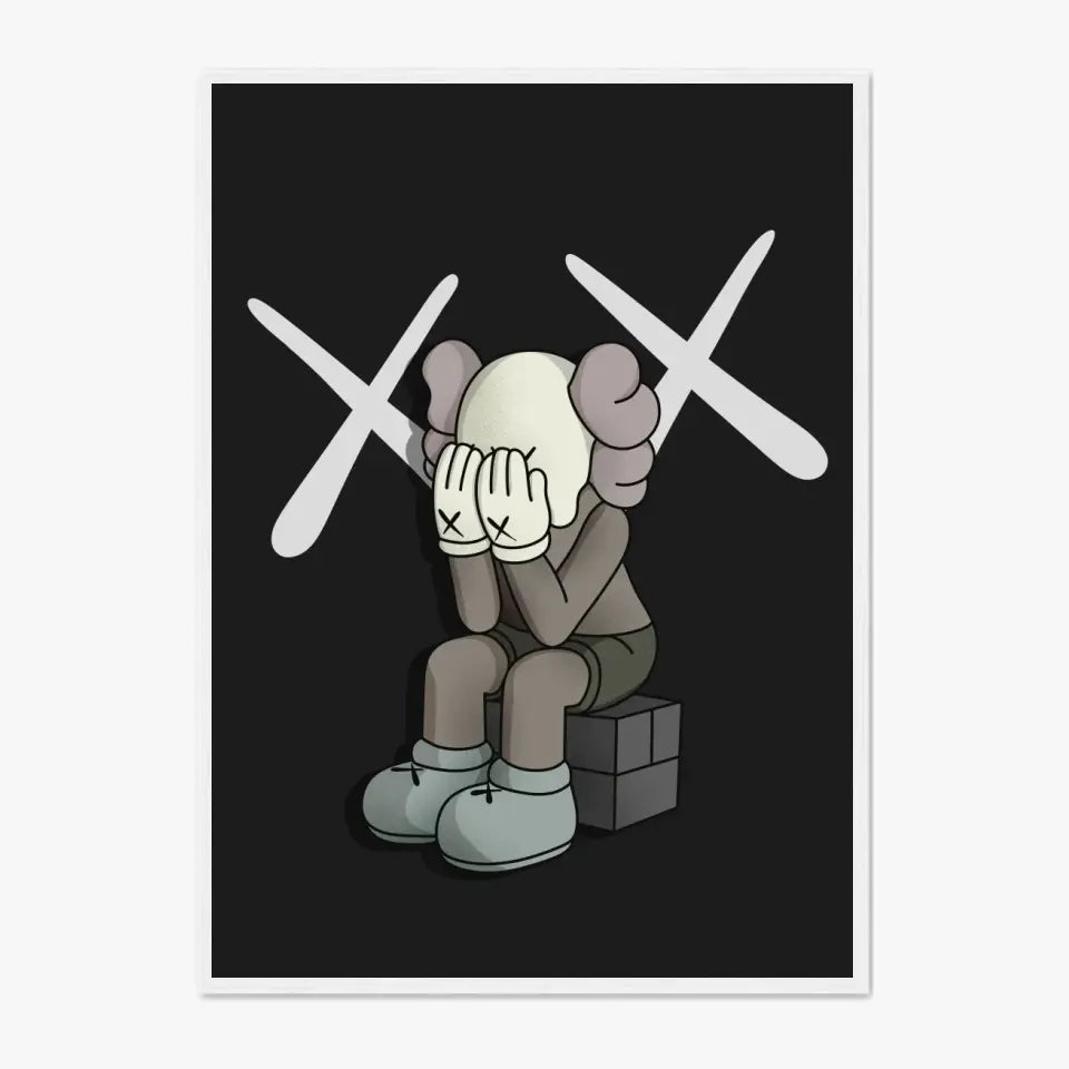 Affiche et Tableau Moderne Kaws Passing Through