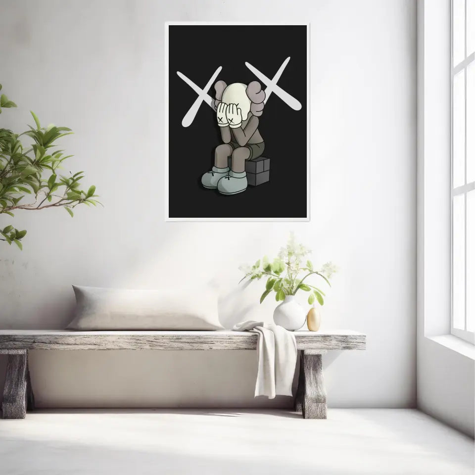 Affiche et Tableau Moderne Kaws Passing Through
