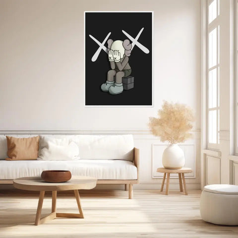 Affiche et Tableau Moderne Kaws Passing Through
