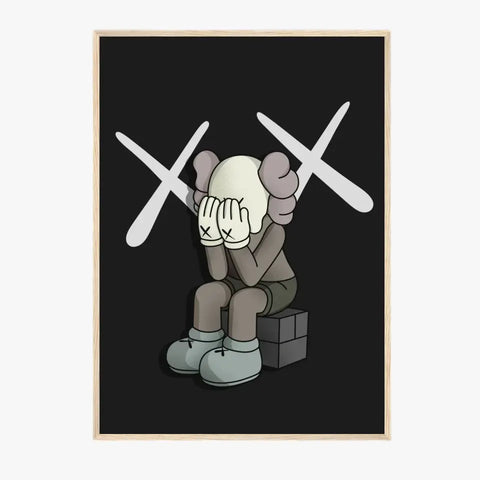 Affiche et Tableau Moderne Kaws Passing Through