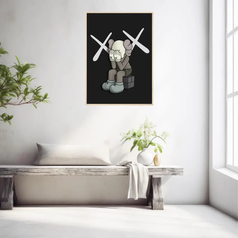 Affiche et Tableau Moderne Kaws Passing Through