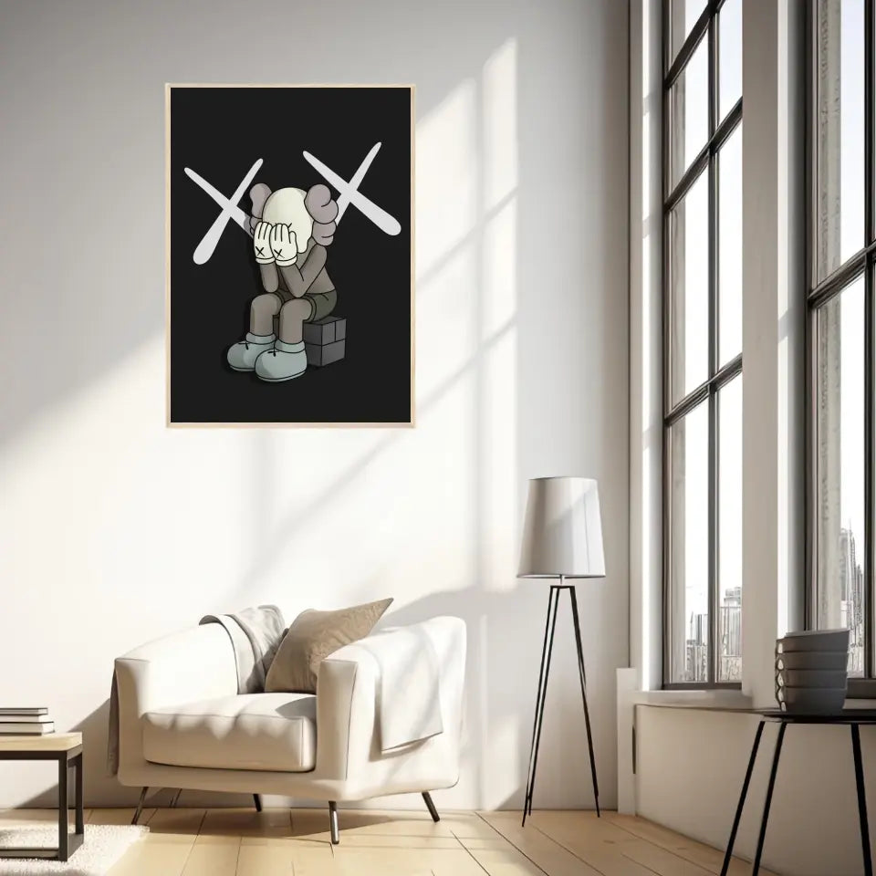 Affiche et Tableau Moderne Kaws Passing Through