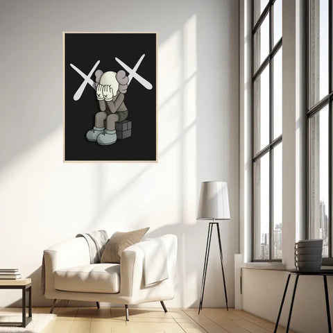 Affiche et Tableau Moderne Kaws Passing Through