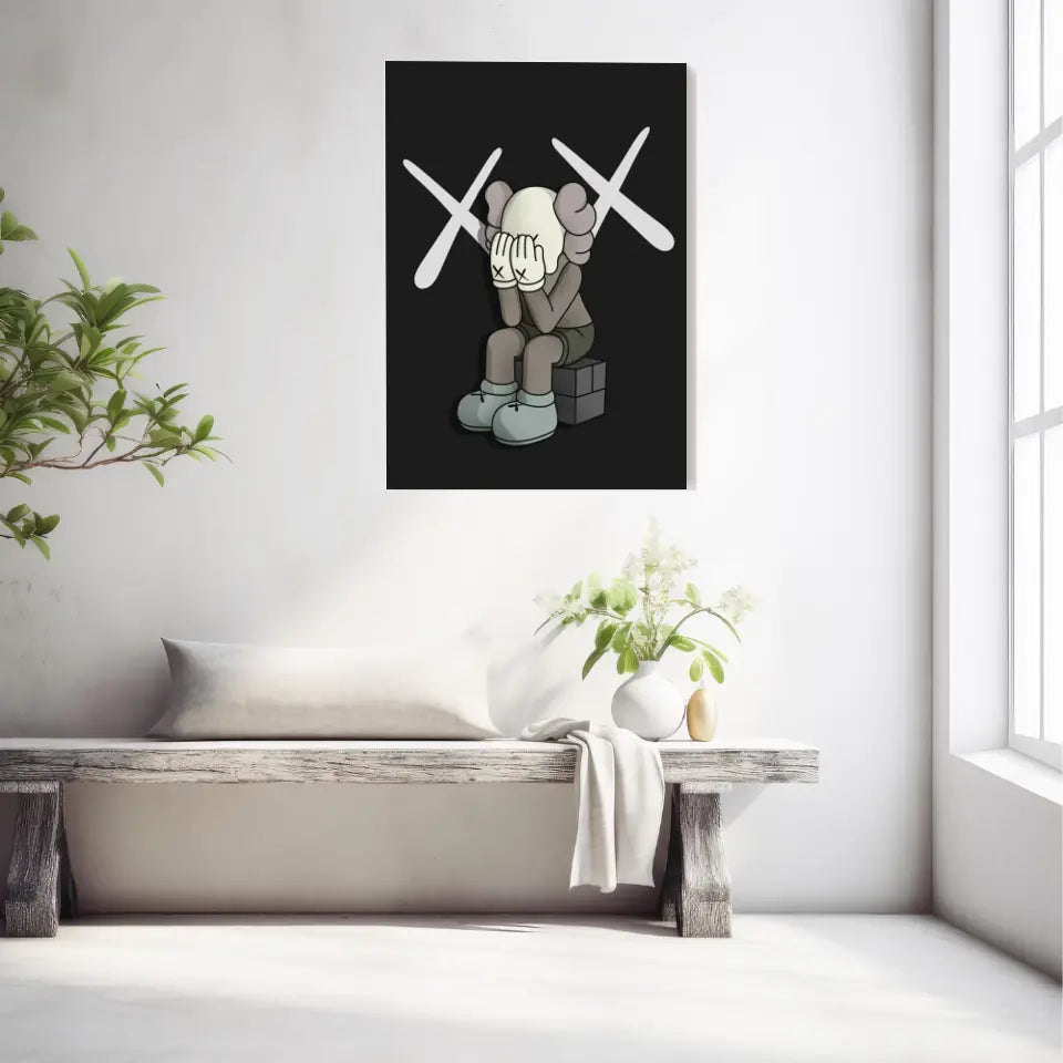 Affiche et Tableau Moderne Kaws Passing Through