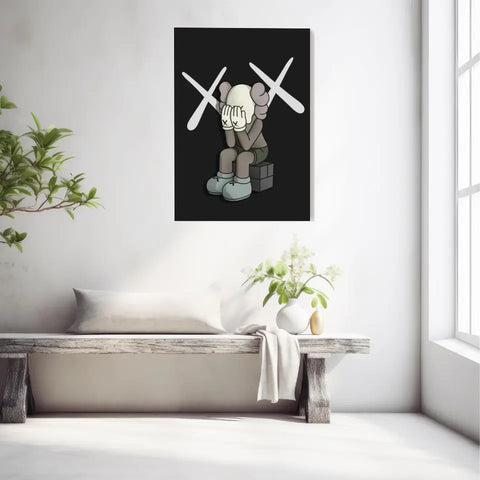 Affiche et Tableau Moderne Kaws Passing Through