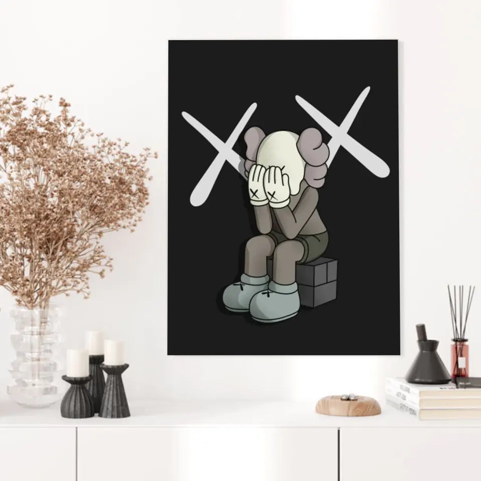 Affiche et Tableau Moderne Kaws Passing Through